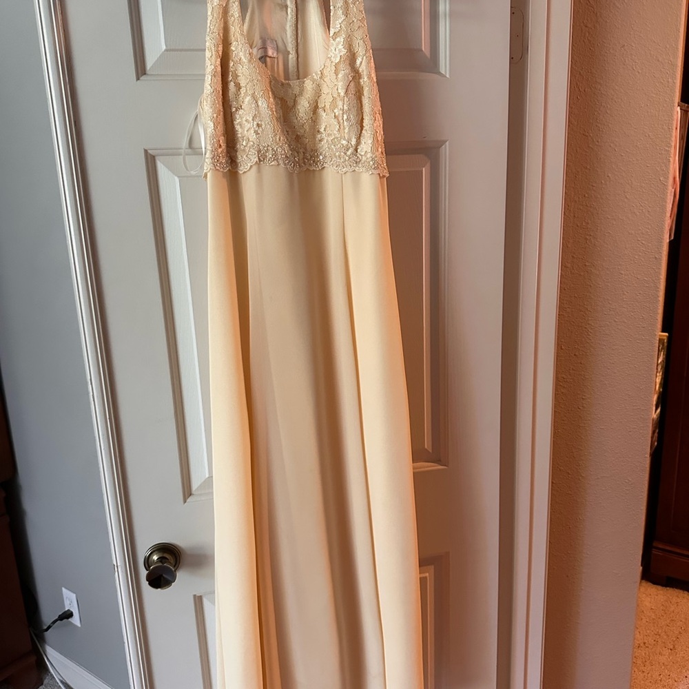 Scott McClintock yellow maxi dress